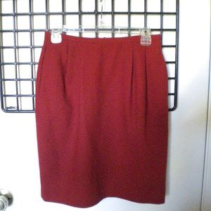 Women Red Skirt Courtenay Size 8P